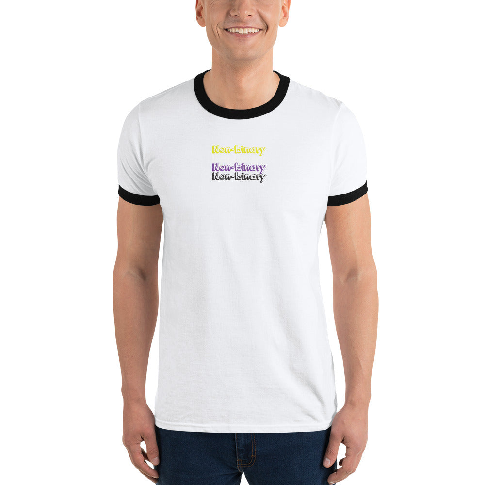 NON-BINARY Ringer T-Shirt