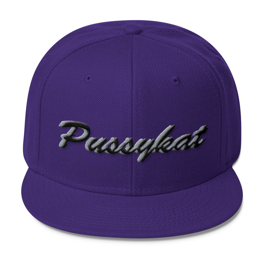 PussyKat Wool Blend Snapback