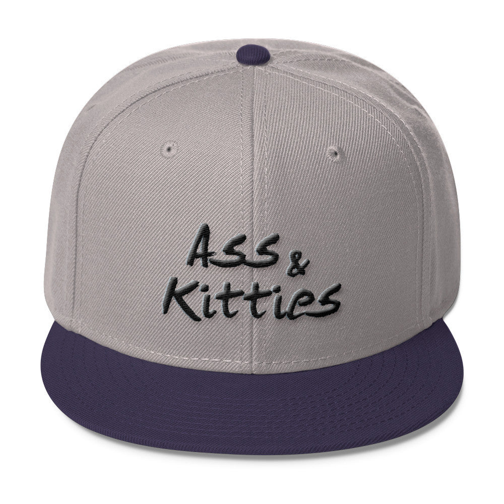Ass & Kitties Wool Blend Snapback