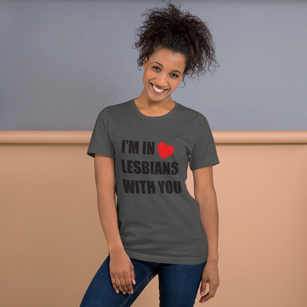 In Lesbians Bella + Canvas 3001 Unisex Short Sleeve Jersey T-Shirt with Tear Away Label