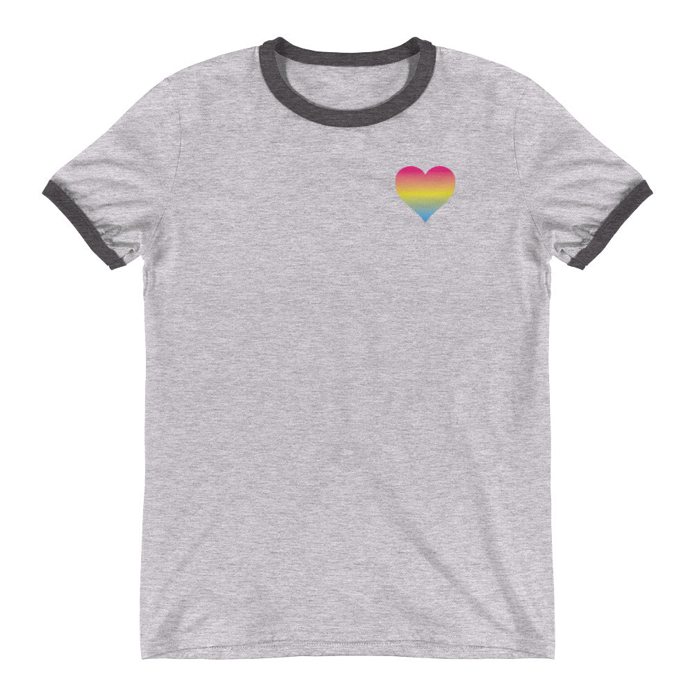 Pansexual Heart Ringer T-Shirt