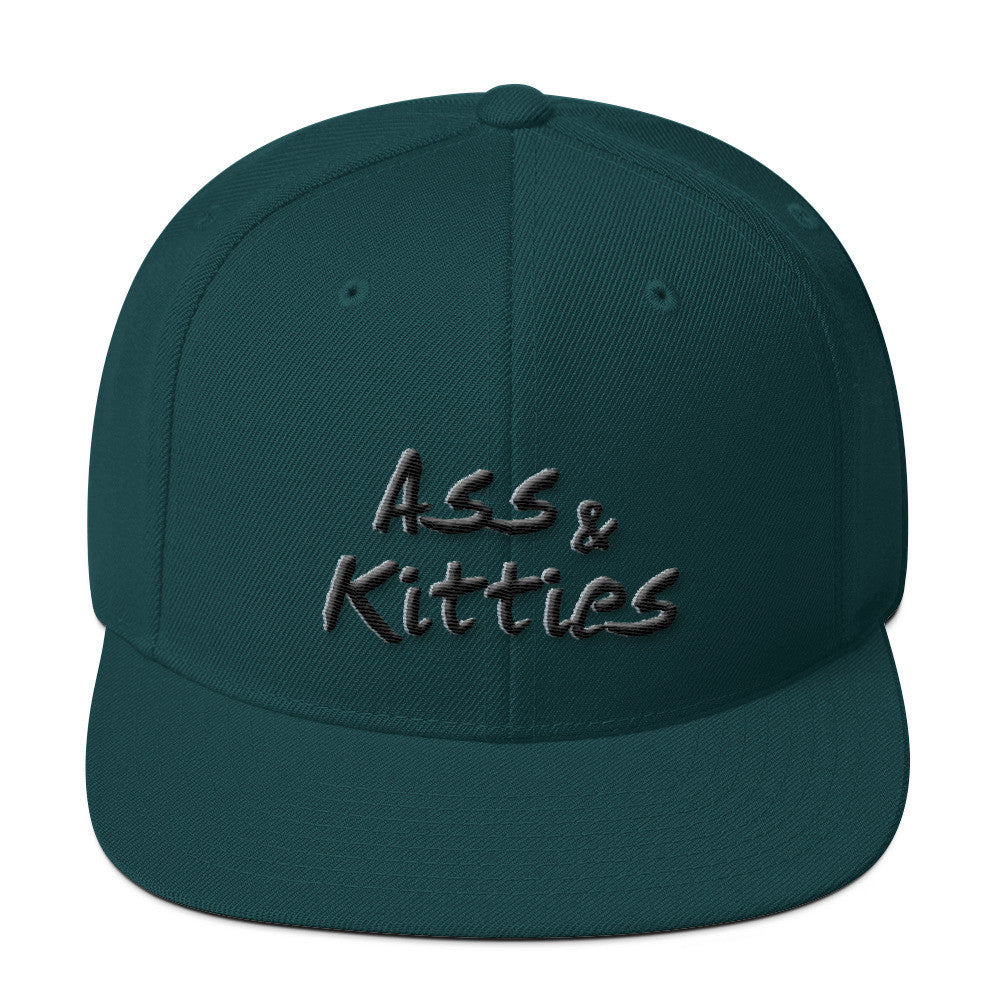 Ass & Kitties Wool Blend Snapback