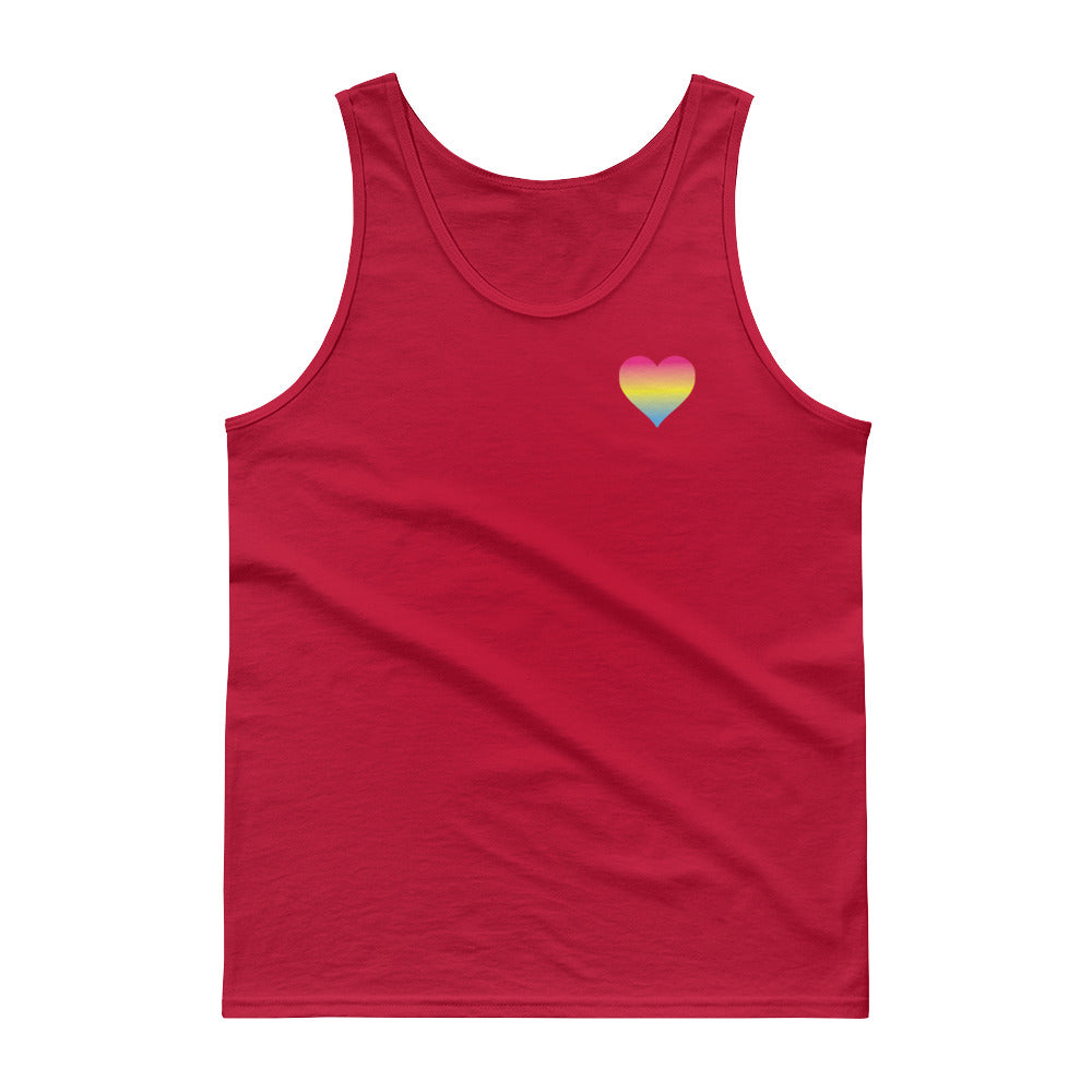 Pansexual Heart Tank Top