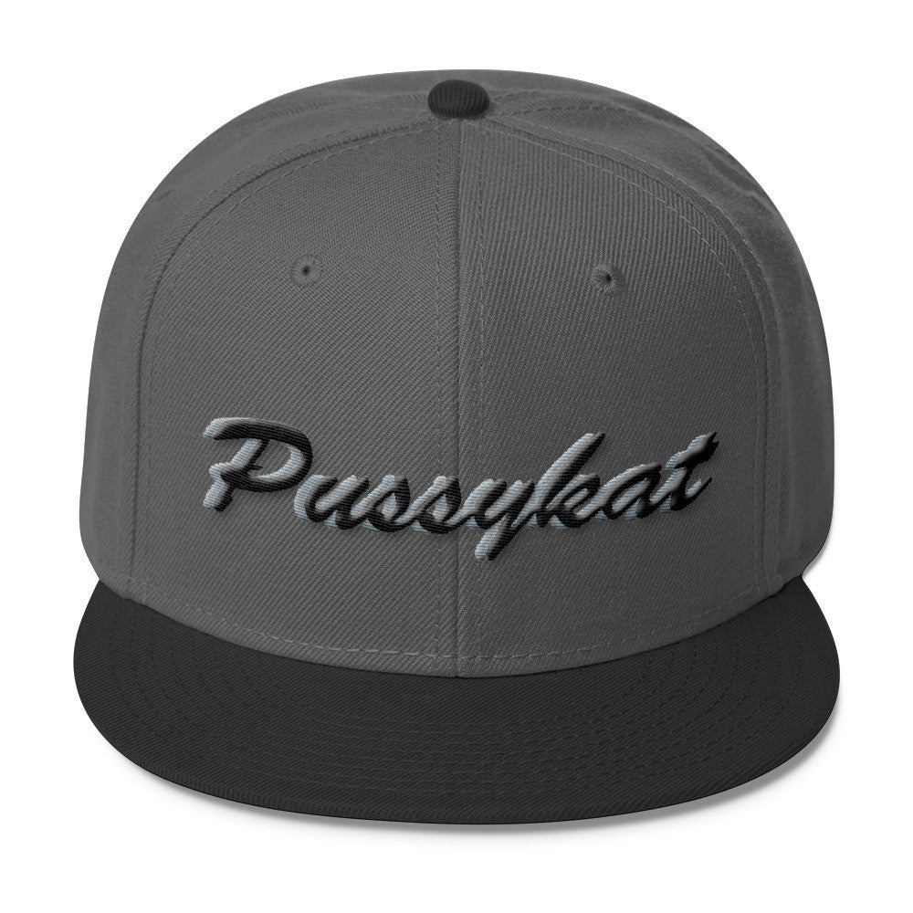 PussyKat Wool Blend Snapback