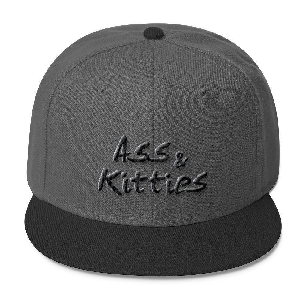 Ass & Kitties Wool Blend Snapback