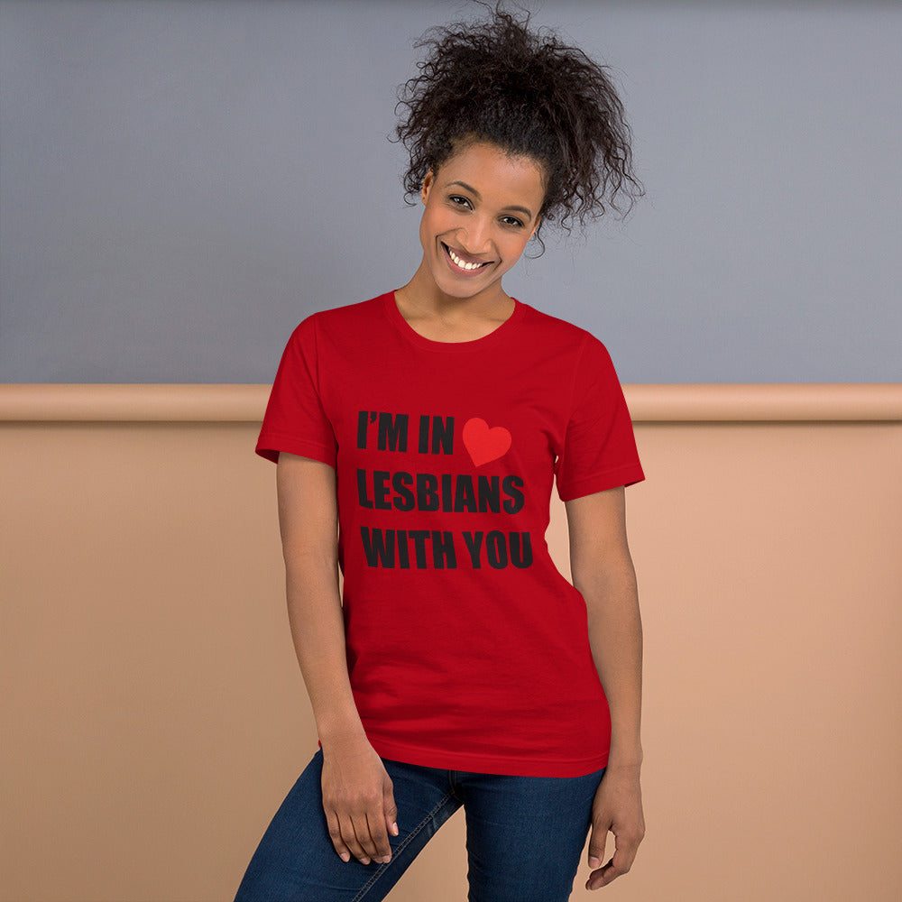 In Lesbians Bella + Canvas 3001 Unisex Short Sleeve Jersey T-Shirt with Tear Away Label