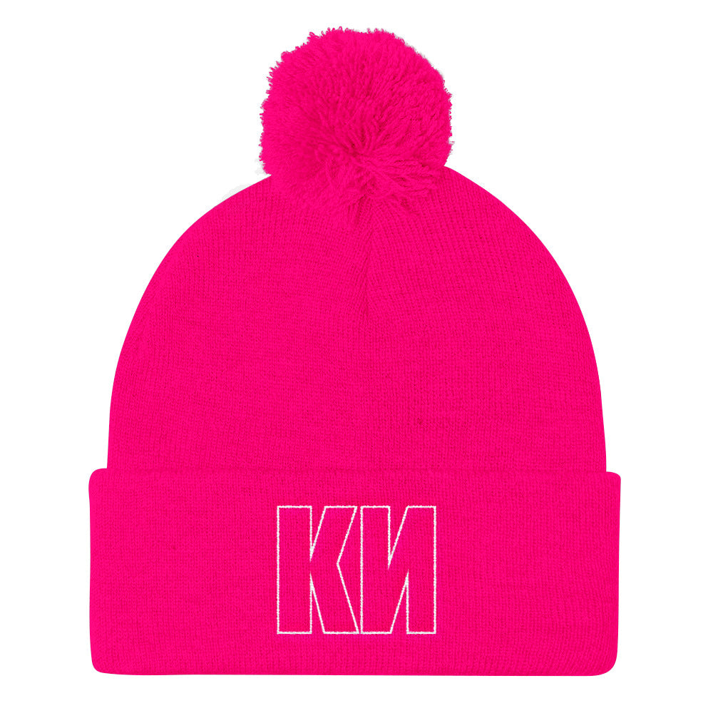 KN Pom Pom Knit Cap