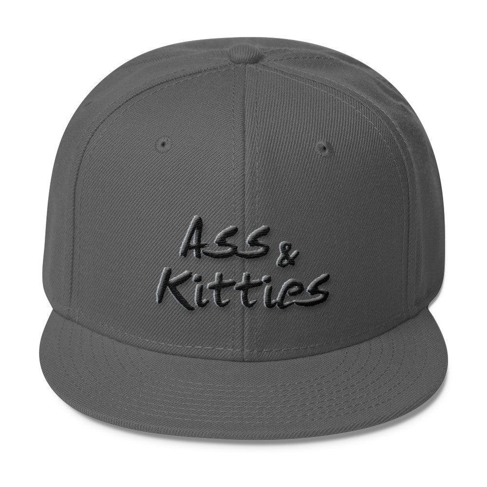 Ass & Kitties Wool Blend Snapback