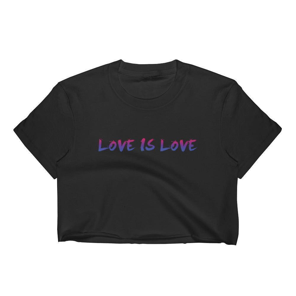 Love Cropped T-Shirt w/ Tear Away Label