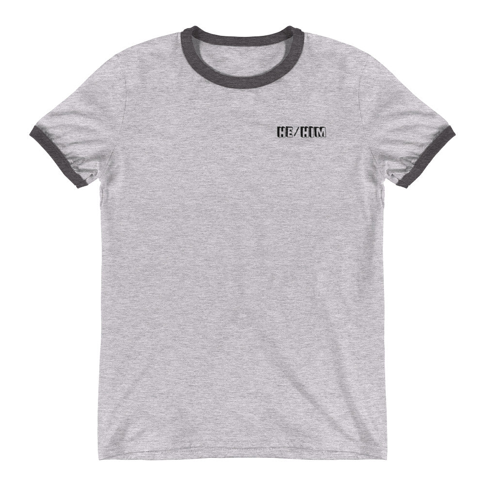 He/Him Ringer T-Shirt