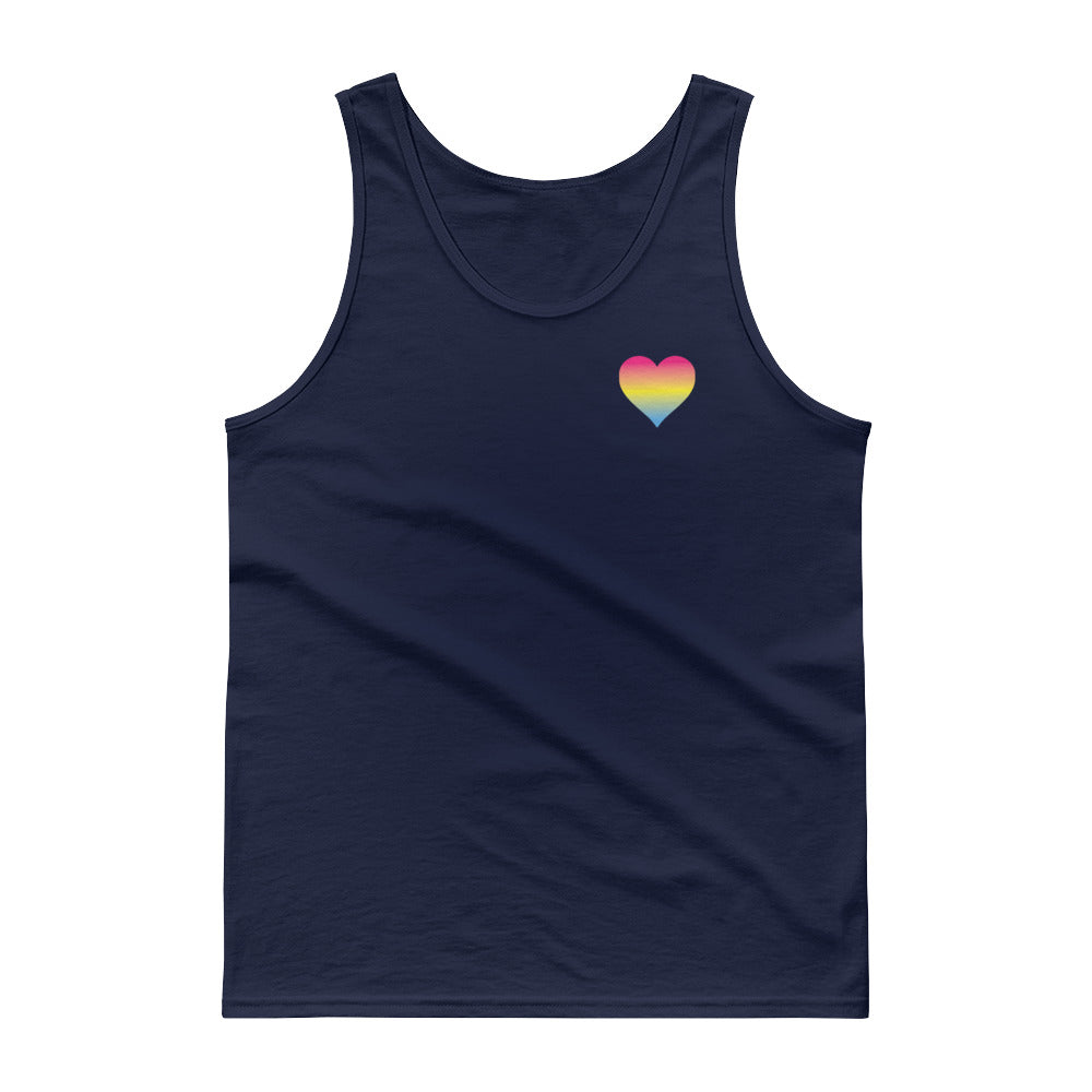 Pansexual Heart Tank Top