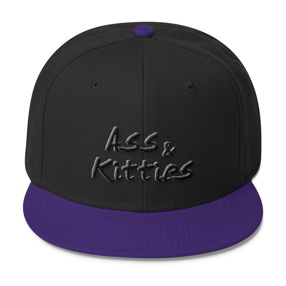Ass & Kitties Wool Blend Snapback