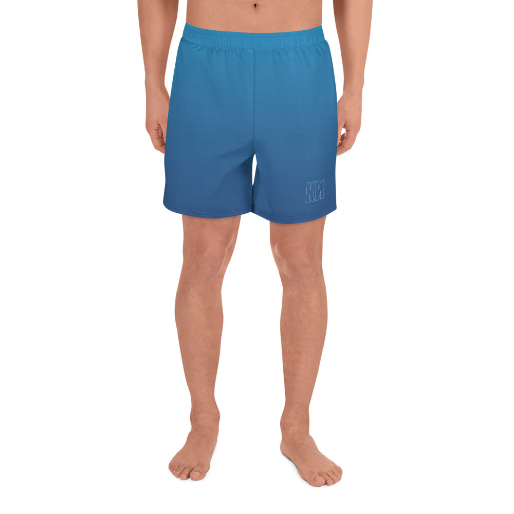 KN All-Over Print Men's Athletic Long Shorts