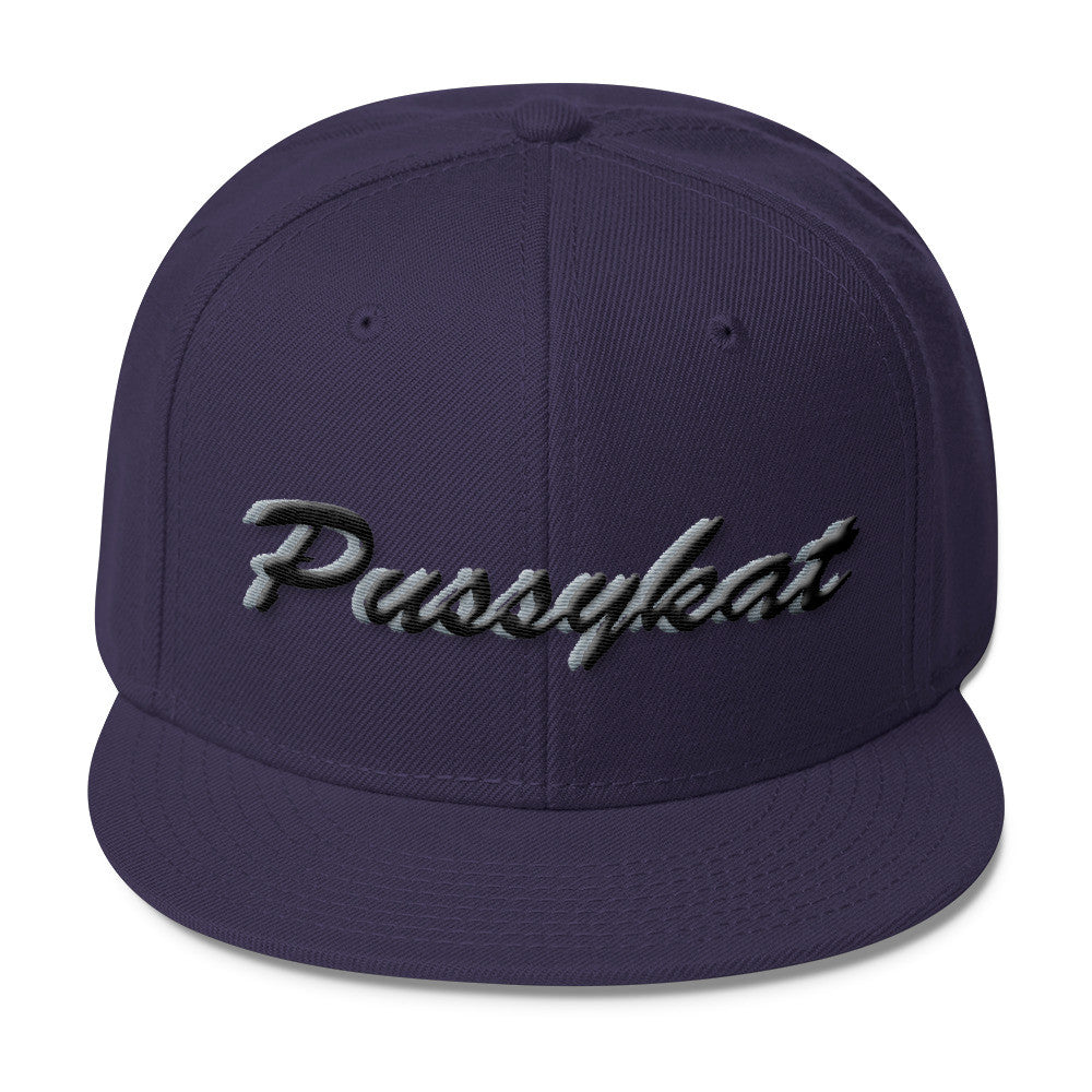 PussyKat Wool Blend Snapback