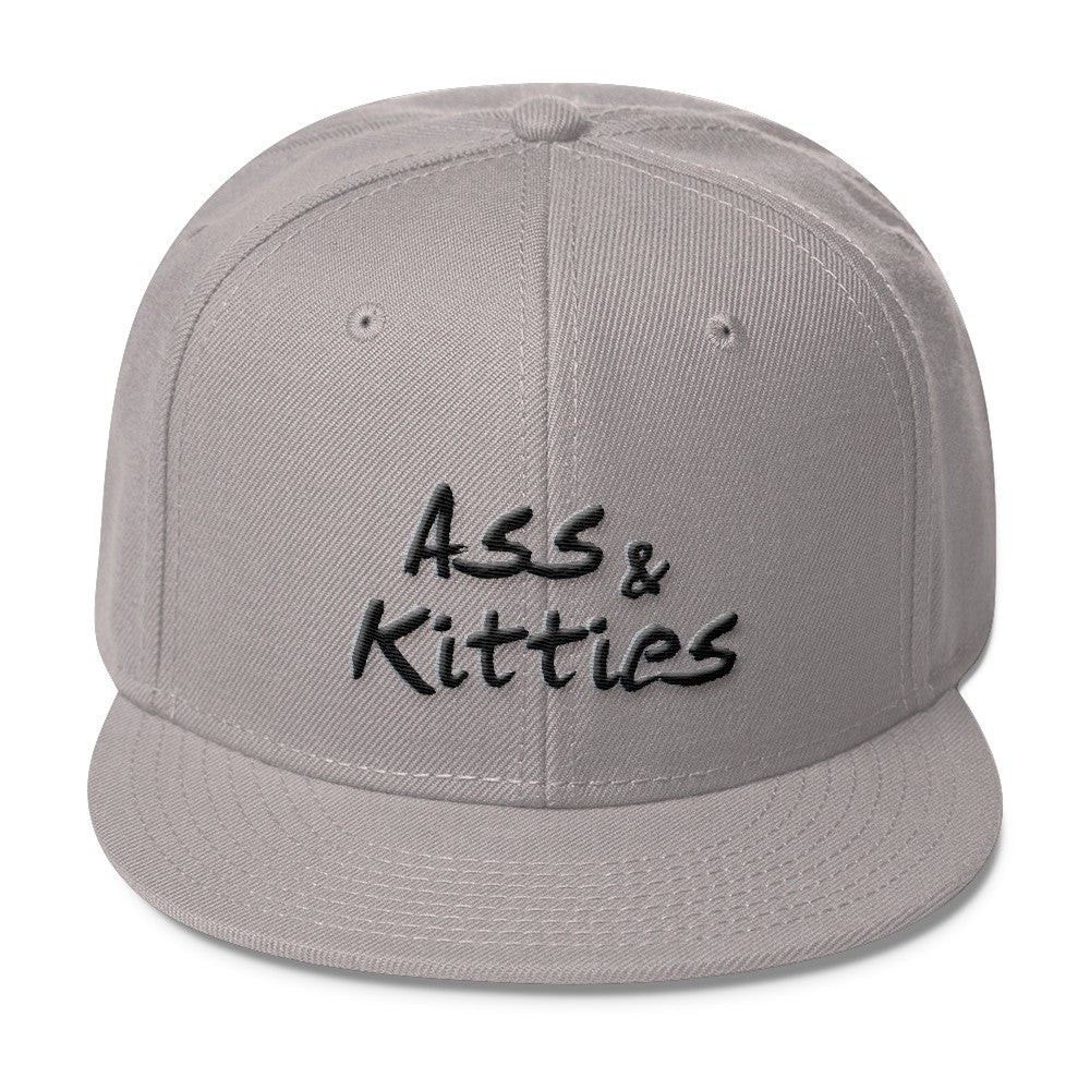 Ass & Kitties Wool Blend Snapback