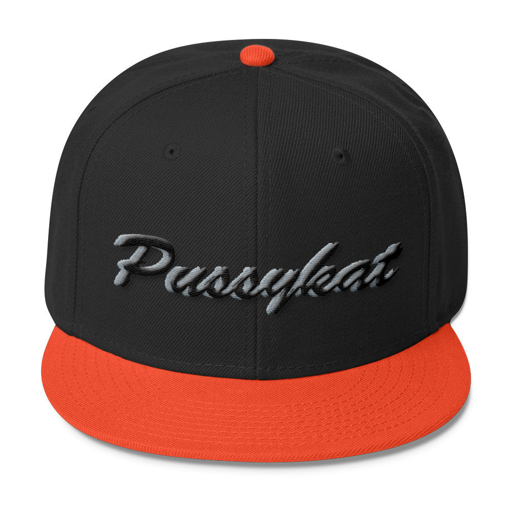 PussyKat Wool Blend Snapback