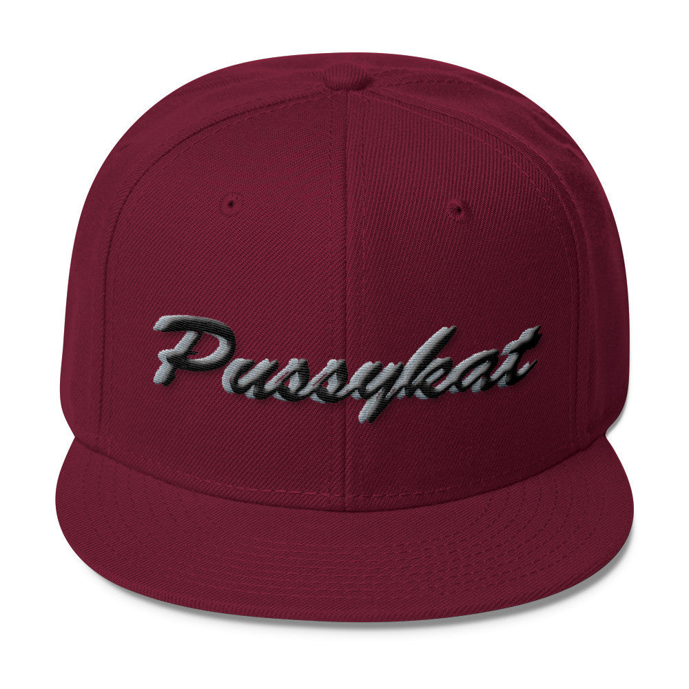 PussyKat Wool Blend Snapback