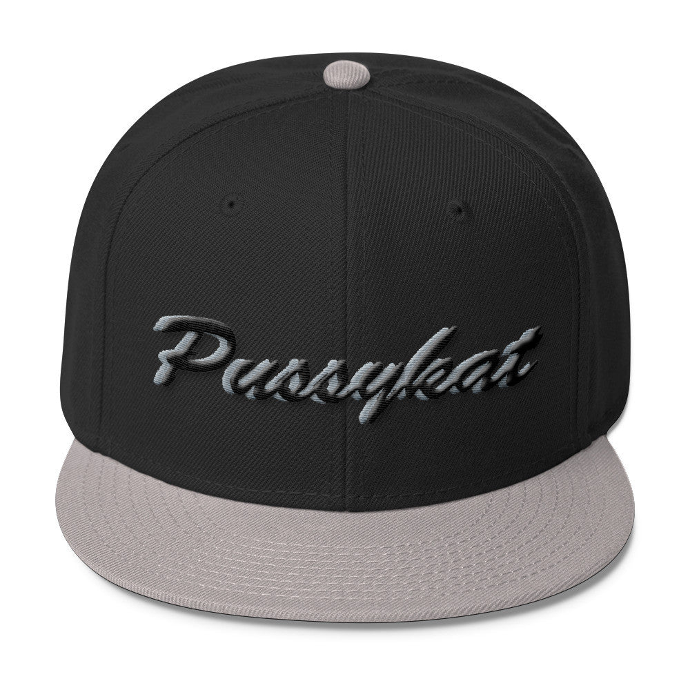 PussyKat Wool Blend Snapback