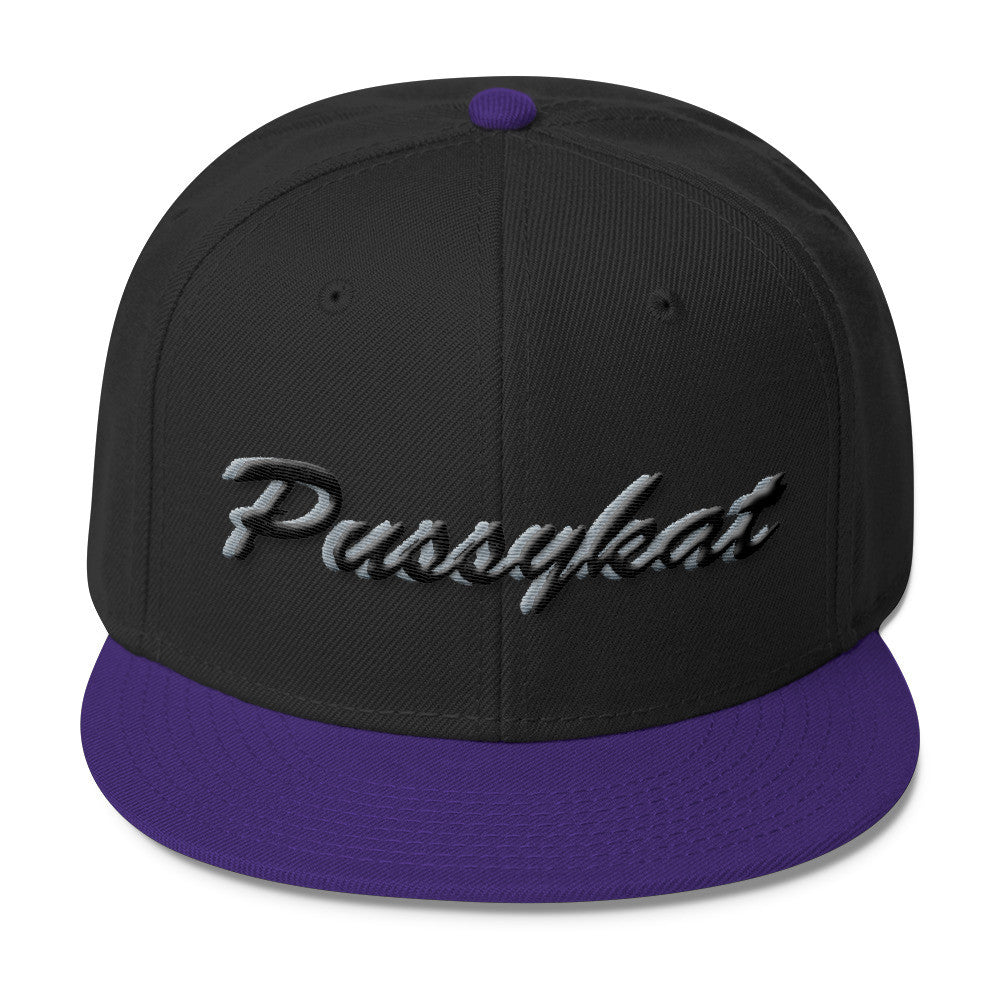 PussyKat Wool Blend Snapback