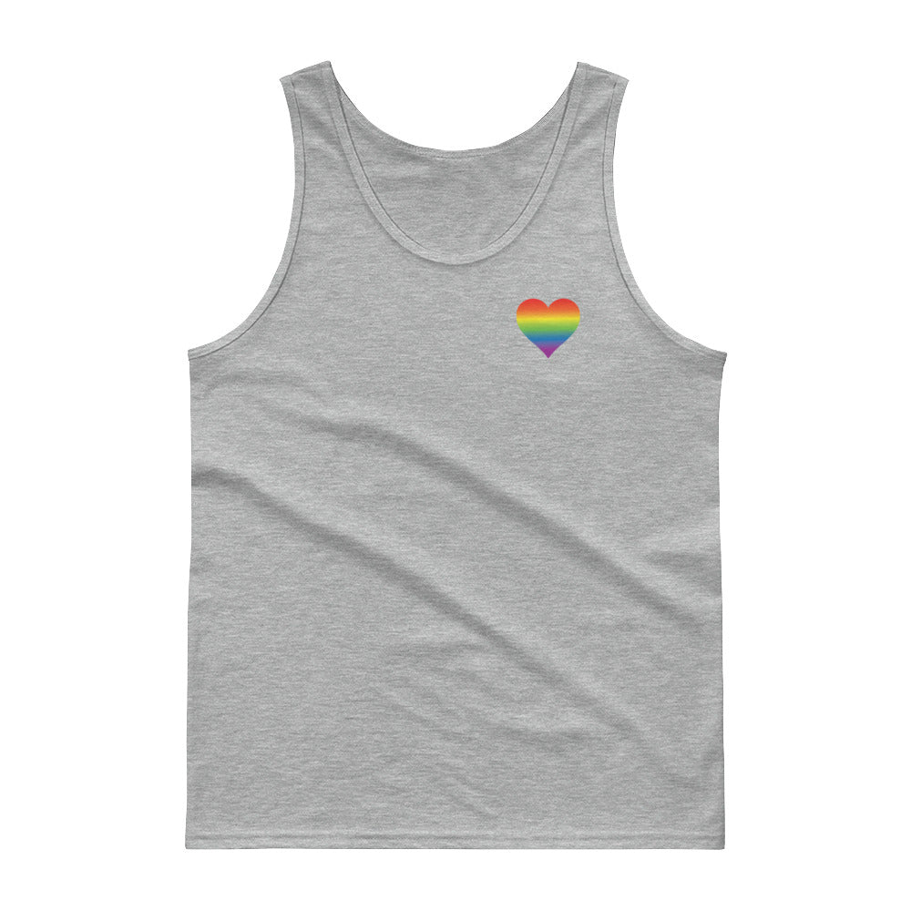 Rainbow Heart Tank Top