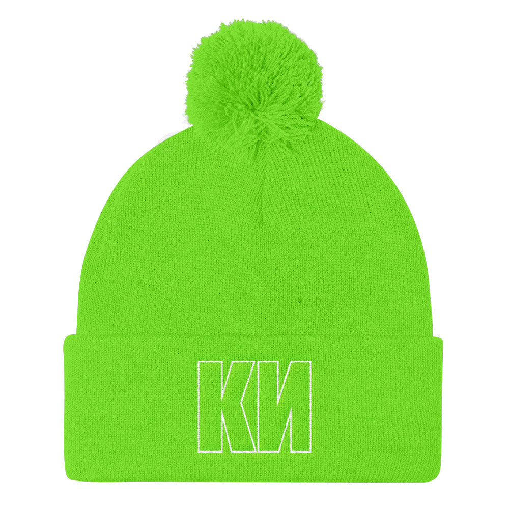 KN Pom Pom Knit Cap