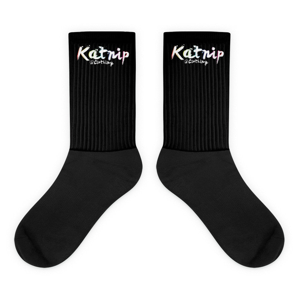 Black foot socks