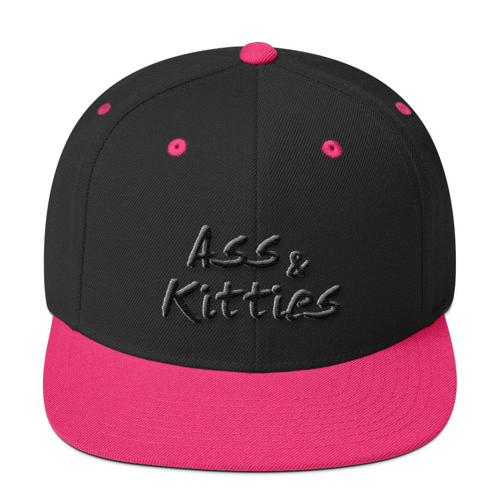 Ass & Kitties Wool Blend Snapback