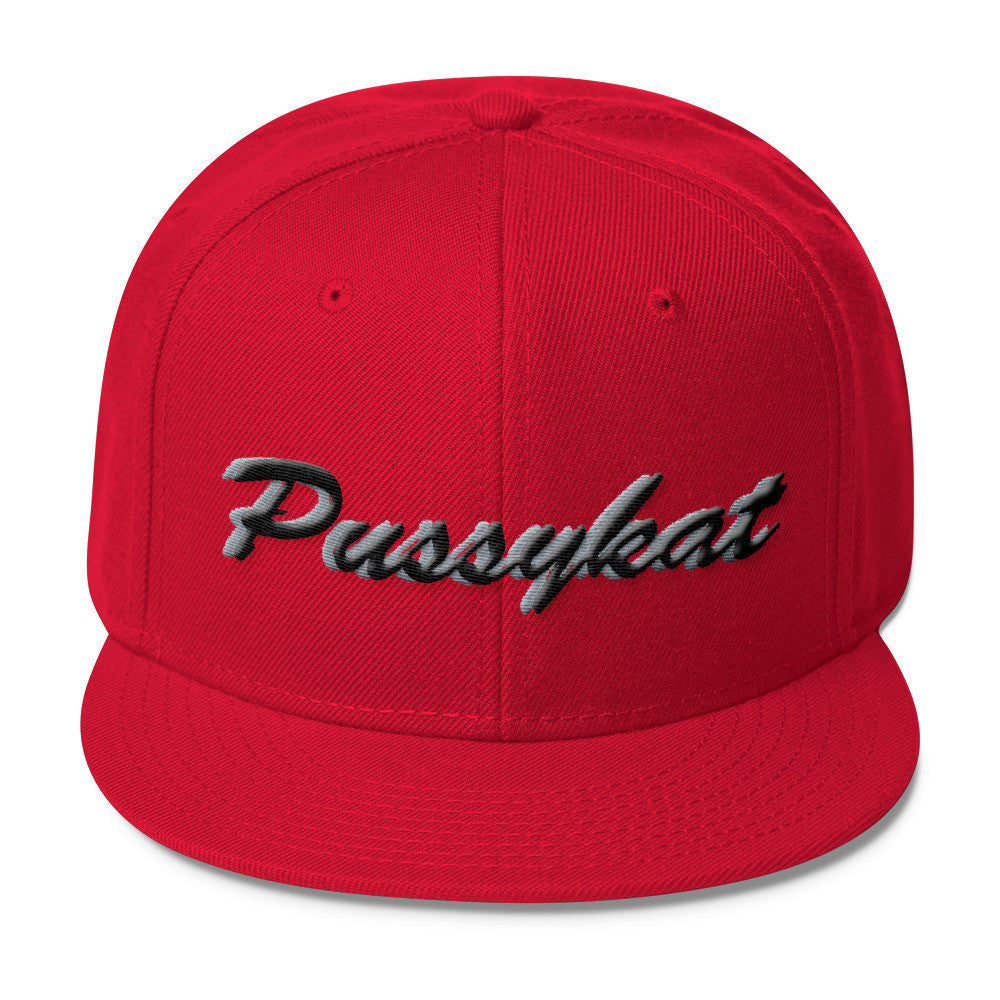 PussyKat Wool Blend Snapback
