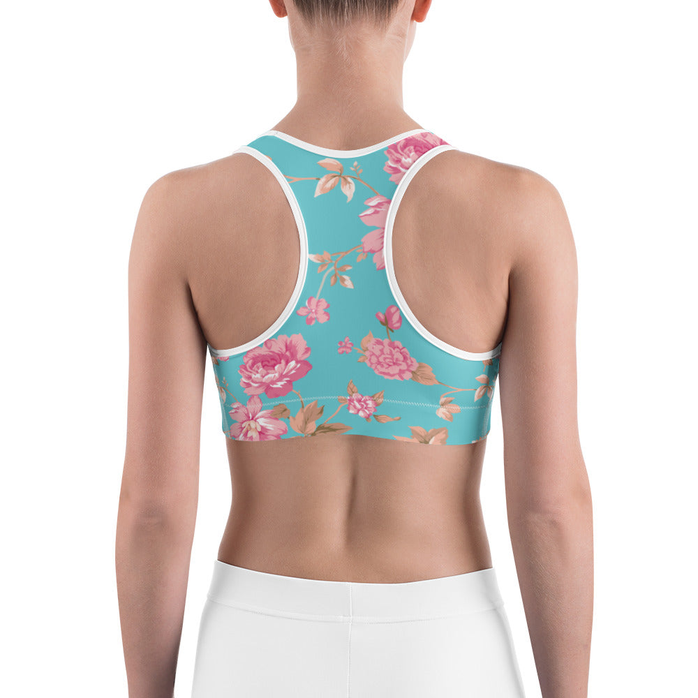 Floral Sports bra