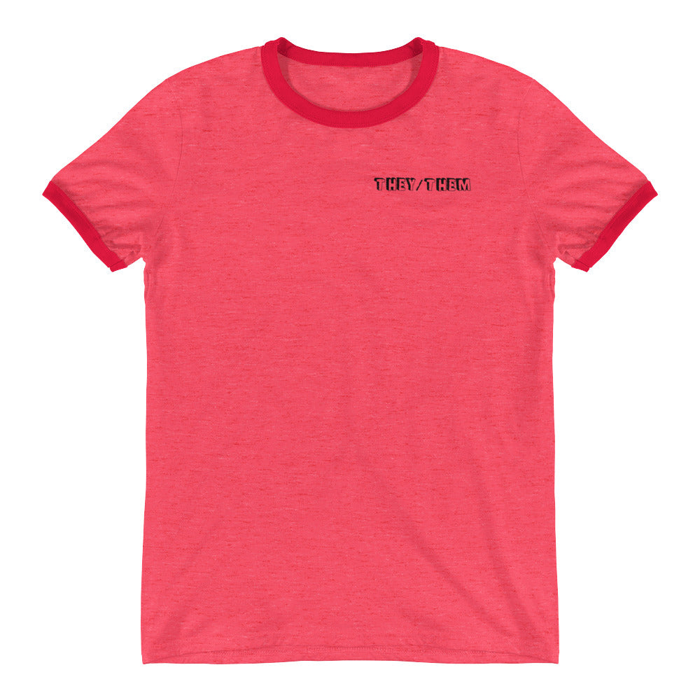 They/Them Ringer T-Shirt