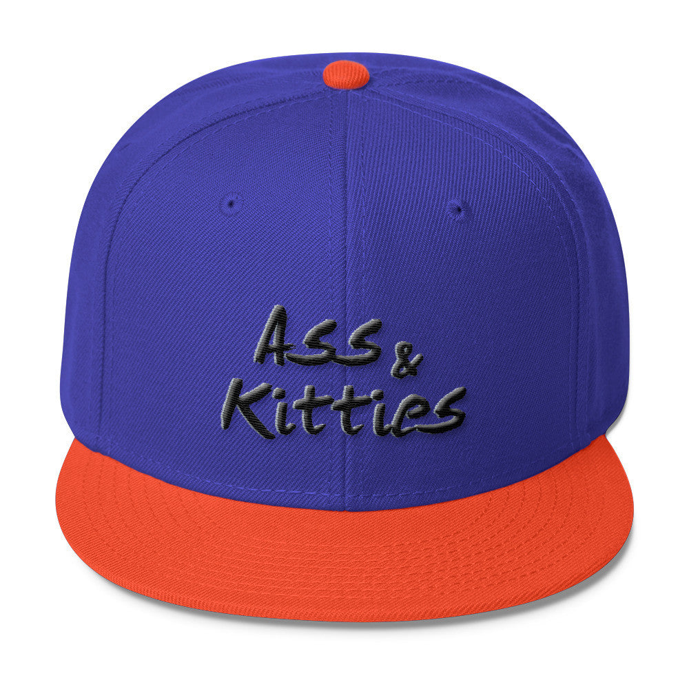 Ass & Kitties Wool Blend Snapback