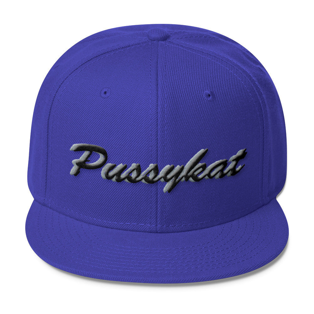 PussyKat Wool Blend Snapback