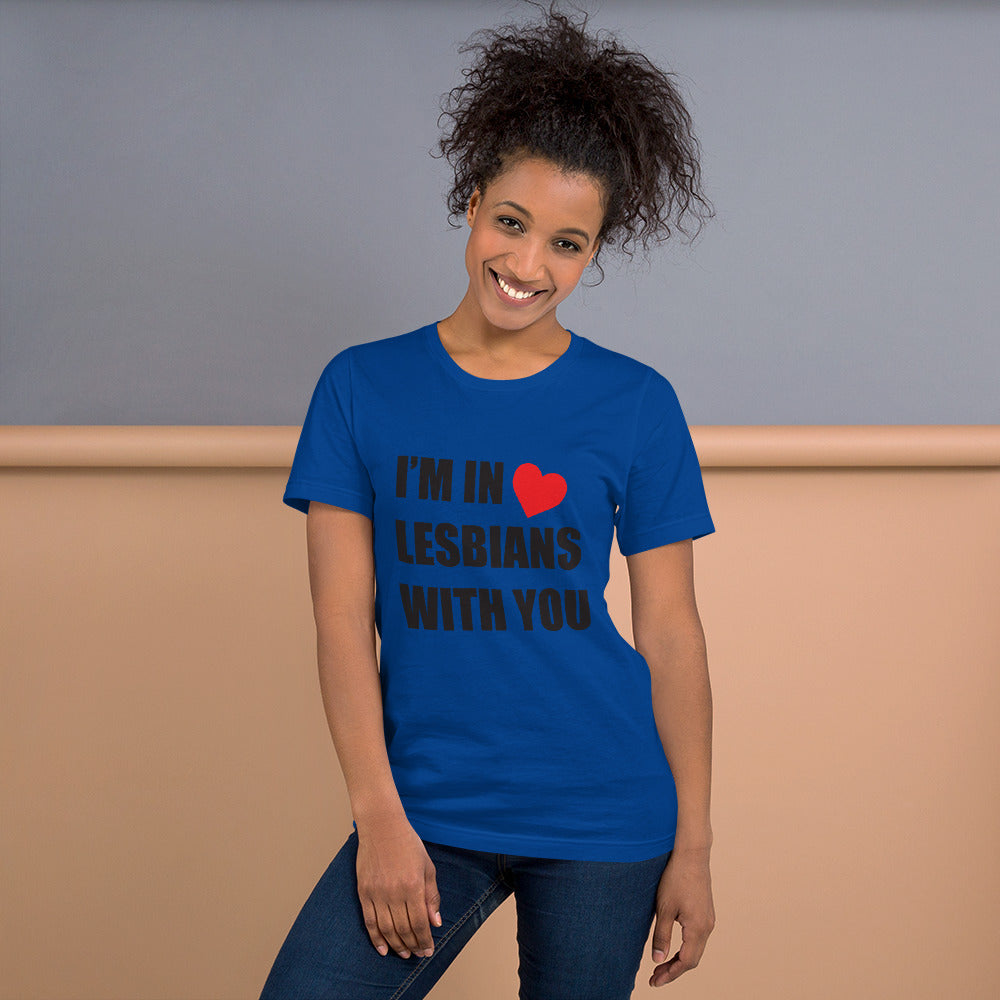 In Lesbians Bella + Canvas 3001 Unisex Short Sleeve Jersey T-Shirt with Tear Away Label