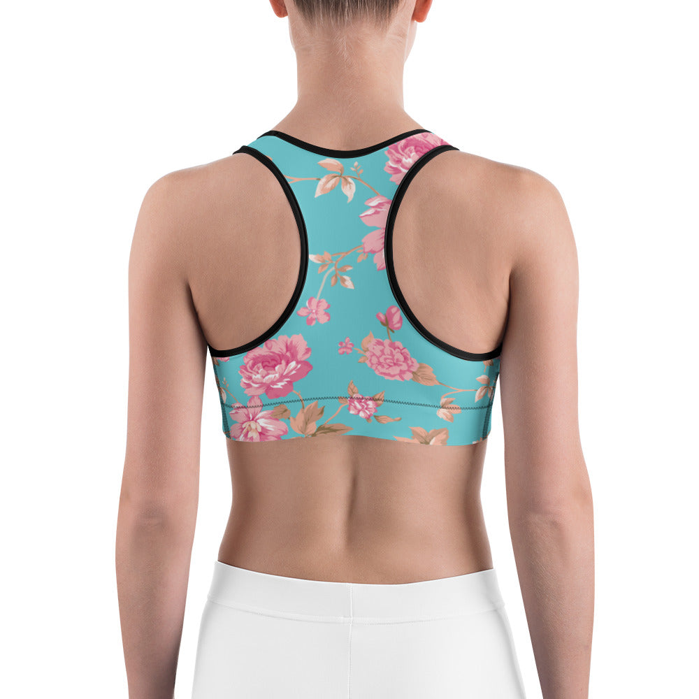 Floral Sports bra
