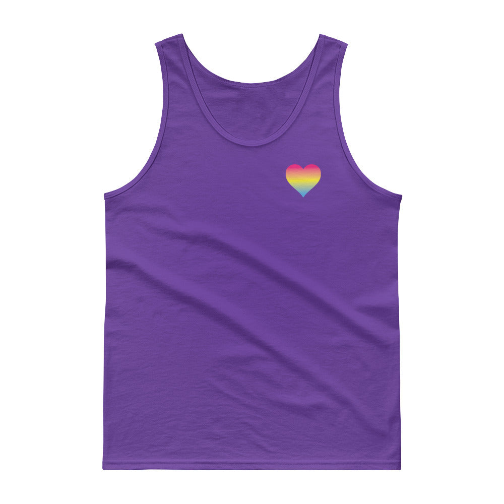 Pansexual Heart Tank Top