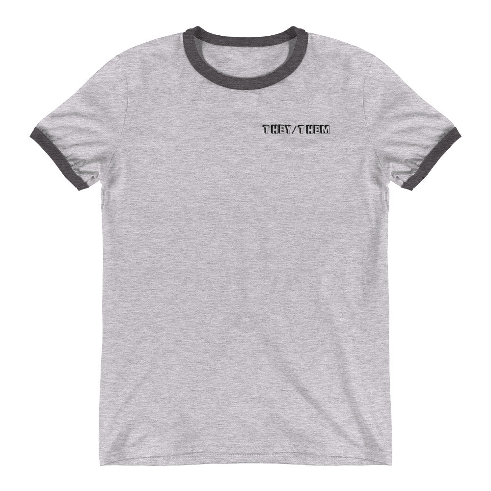 They/Them Ringer T-Shirt