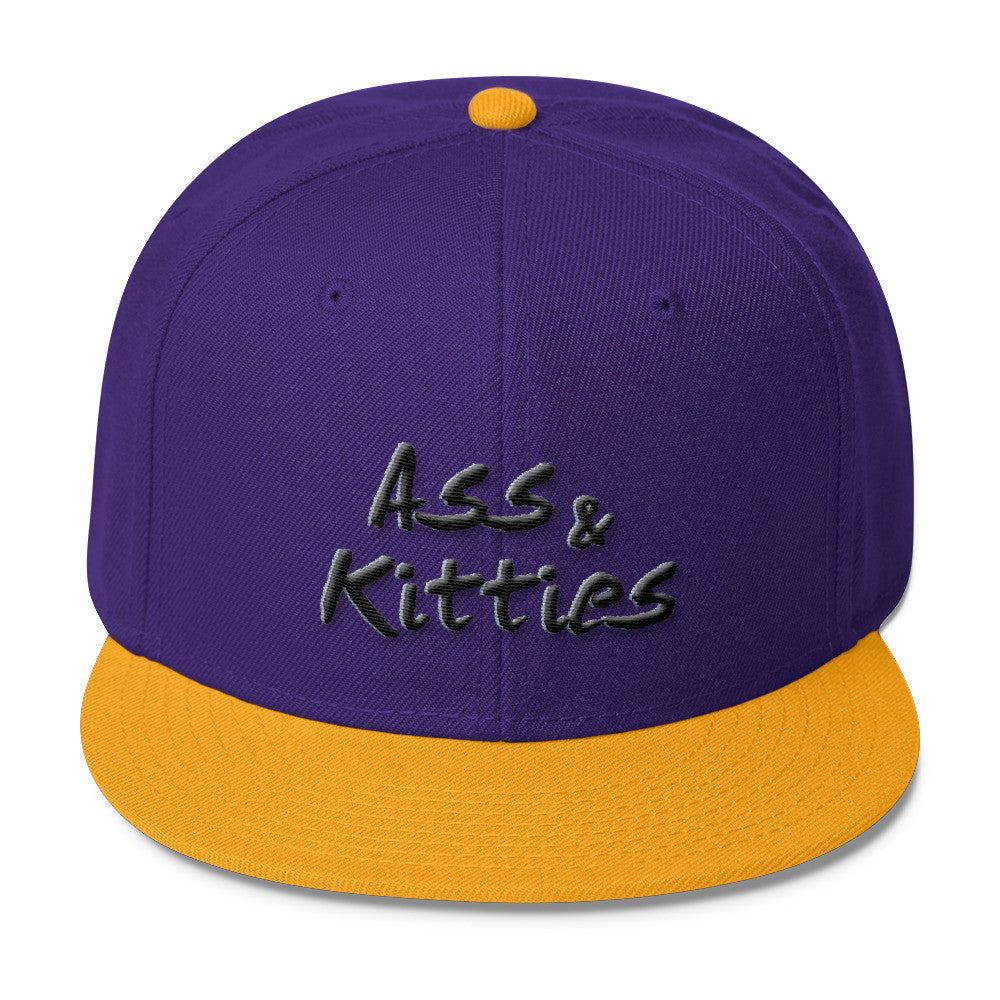 Ass & Kitties Wool Blend Snapback