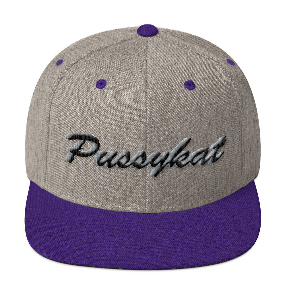 PussyKat Wool Blend Snapback