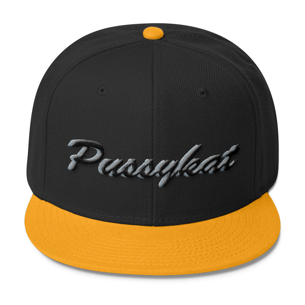 PussyKat Wool Blend Snapback
