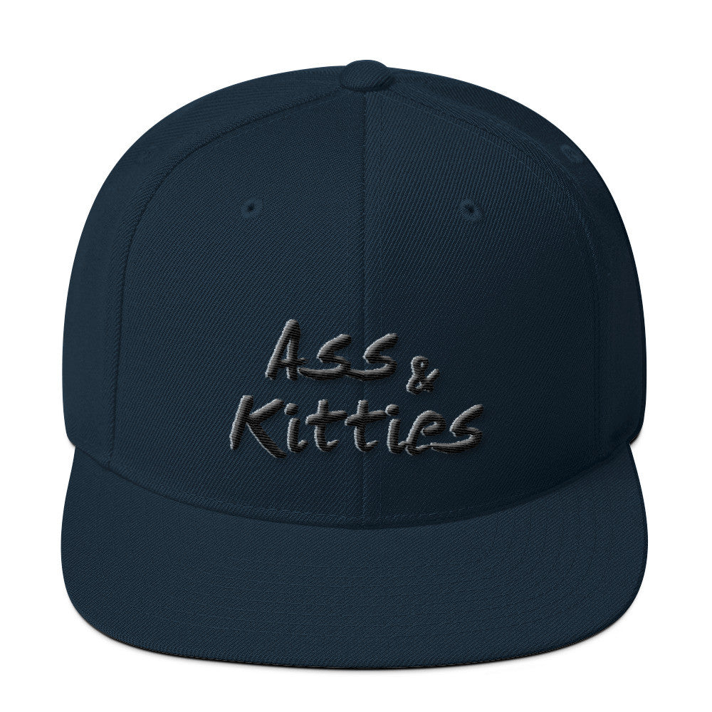 Ass & Kitties Wool Blend Snapback