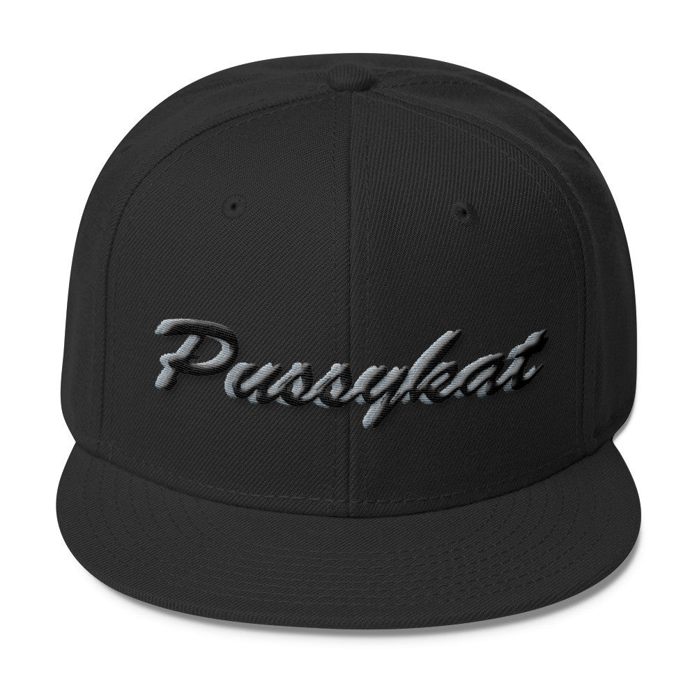 PussyKat Wool Blend Snapback