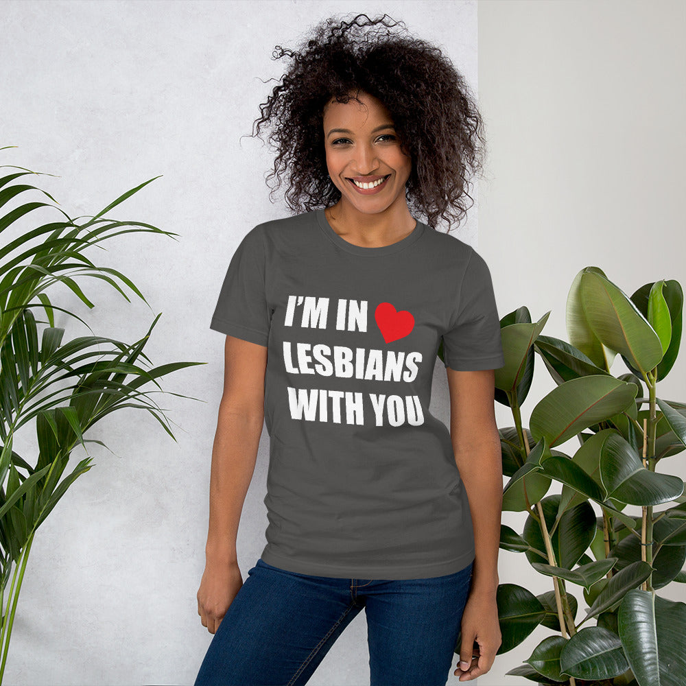 In Lesbians Bella + Canvas 3001 Unisex Short Sleeve Jersey T-Shirt with Tear Away Label