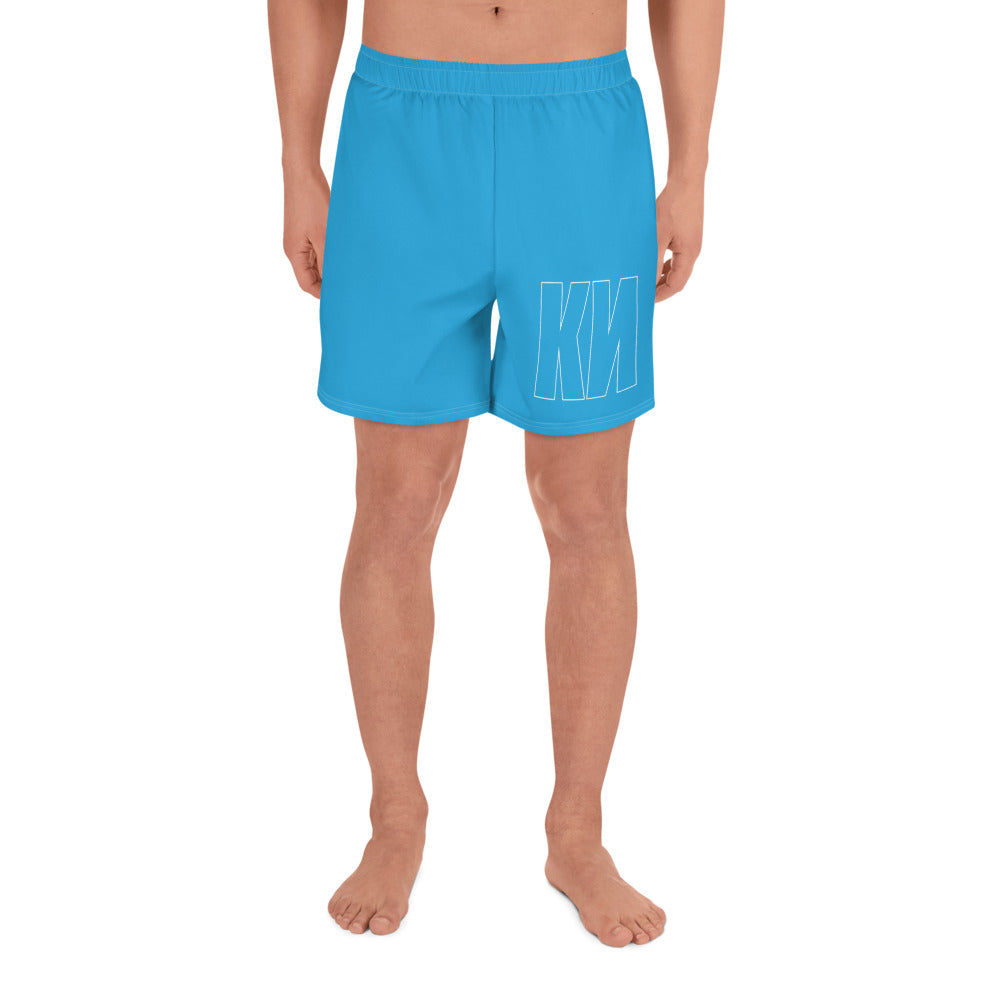KN All-Over Print Men's Athletic Long Shorts