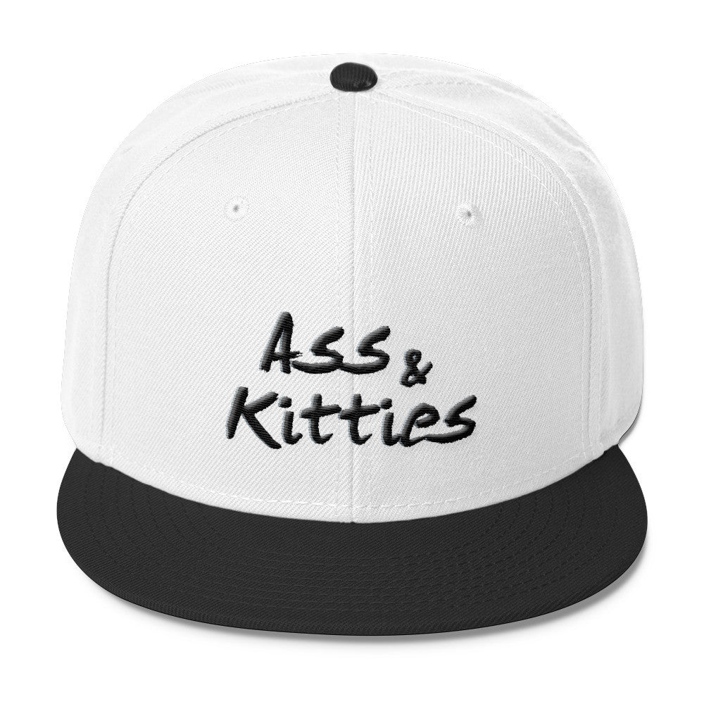 Ass & Kitties Wool Blend Snapback