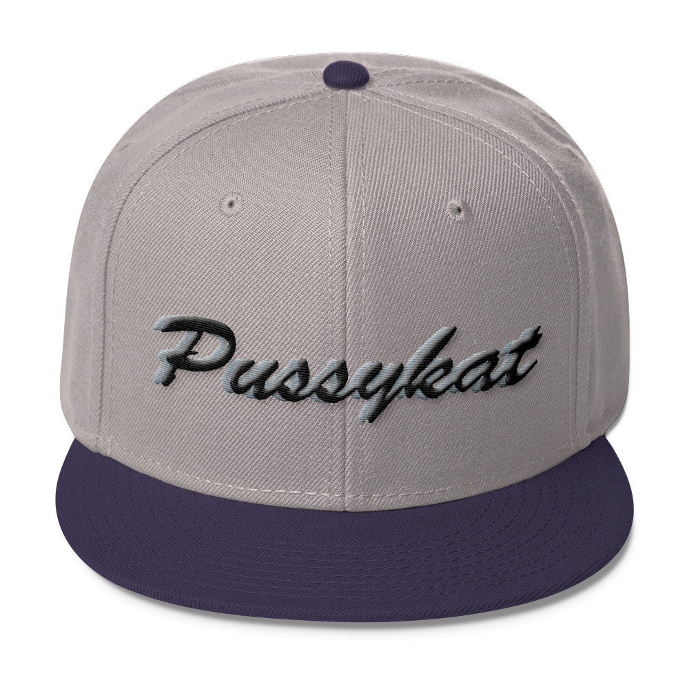 PussyKat Wool Blend Snapback