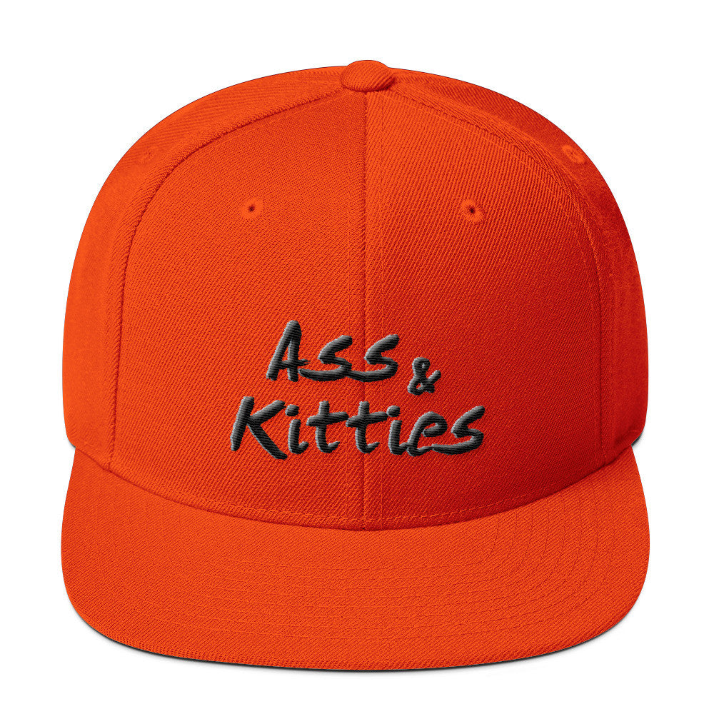 Ass & Kitties Wool Blend Snapback