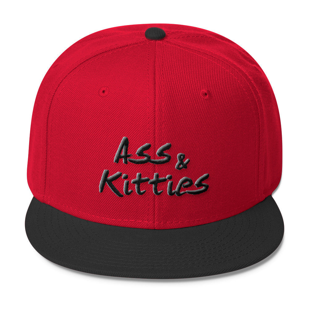 Ass & Kitties Wool Blend Snapback