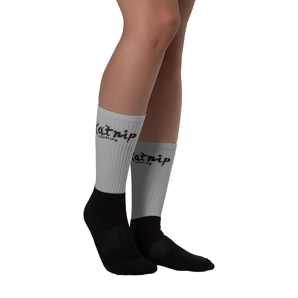 Black foot socks