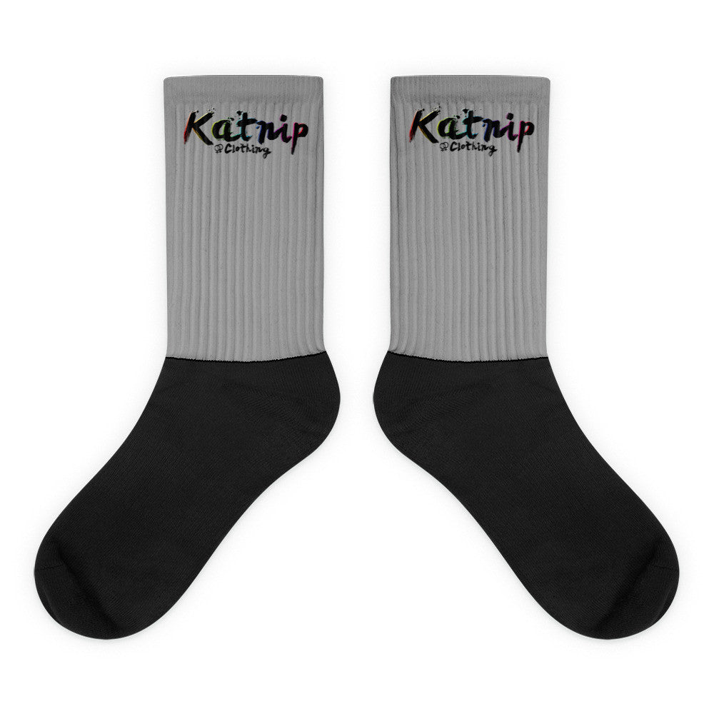 Black foot socks