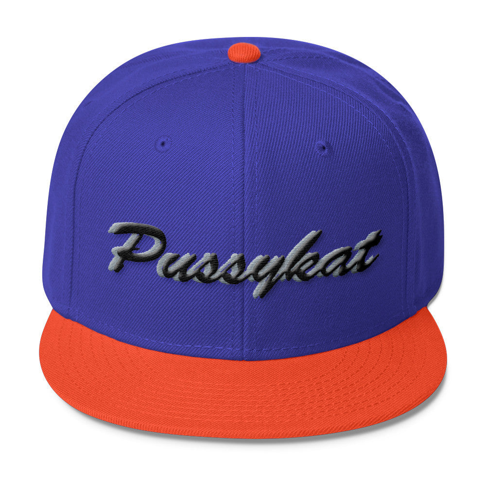 PussyKat Wool Blend Snapback
